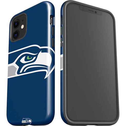 NFL Seattle Seahawks Large Logo iPhone 12 Impact Case