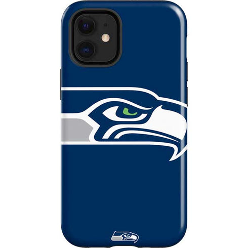 NFL Seattle Seahawks Large Logo iPhone 12 Mini Impact Case