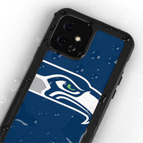 NFL Seattle Seahawks Large Logo iPhone 12 Mini Waterproof Case