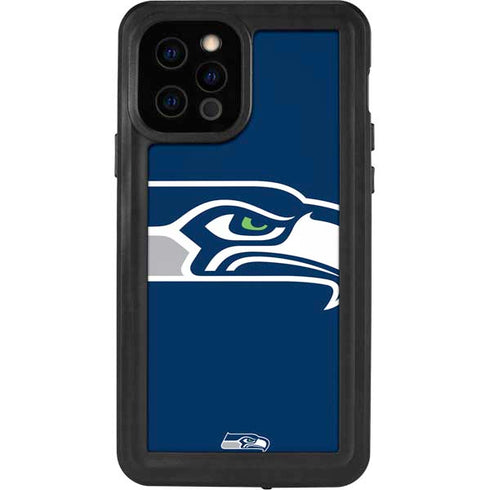 NFL Seattle Seahawks Large Logo iPhone 12 Pro Waterproof Case