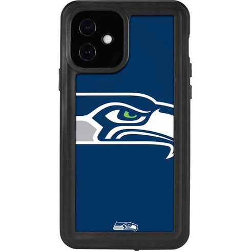 NFL Seattle Seahawks Large Logo iPhone 12 Waterproof Case