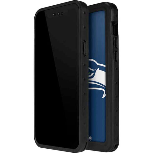 NFL Seattle Seahawks Large Logo iPhone 13 Mini Waterproof Case