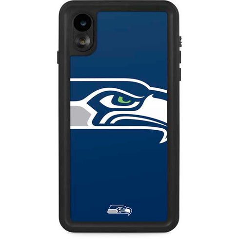 NFL Seattle Seahawks Large Logo iPhone XR Waterproof Case