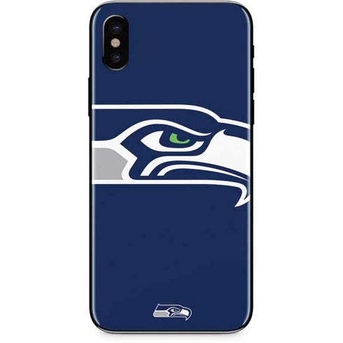 NFL Seattle Seahawks Large Logo iPhone XS Skin