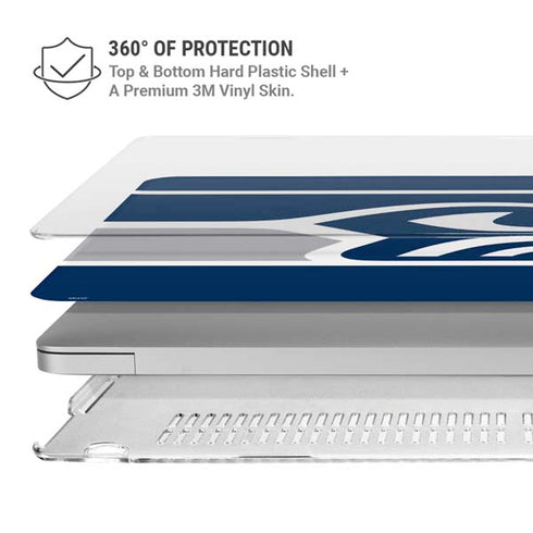 NFL Seattle Seahawks Large Logo MacBook Air 13in M1 (2021) Case plus Skin
