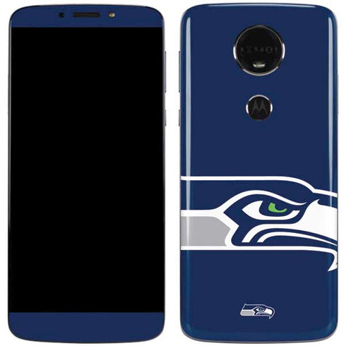 NFL Seattle Seahawks Large Logo Moto E5 Plus Skin