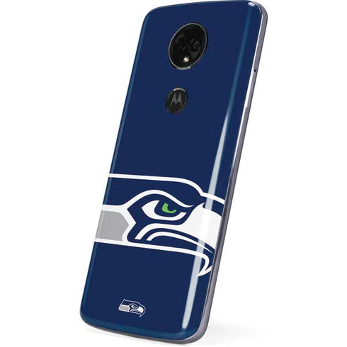 NFL Seattle Seahawks Large Logo Moto E5 Plus Skin