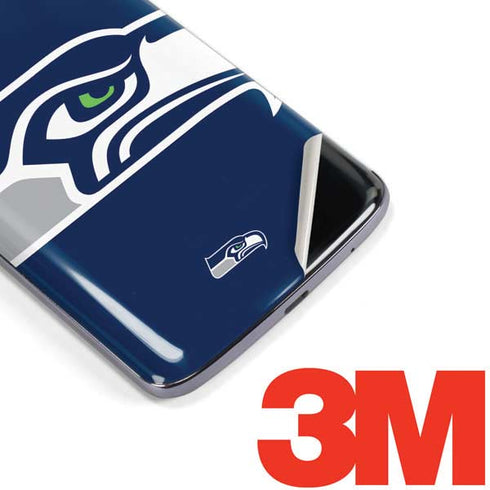 NFL Seattle Seahawks Large Logo Moto E5 Plus Skin