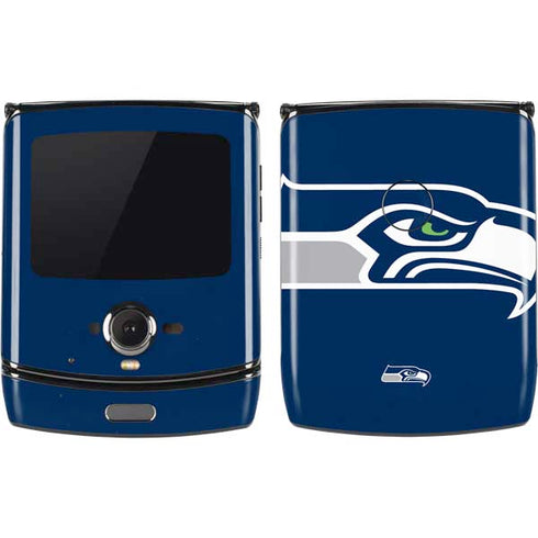 NFL Seattle Seahawks Large Logo Motorola RAZR Skin