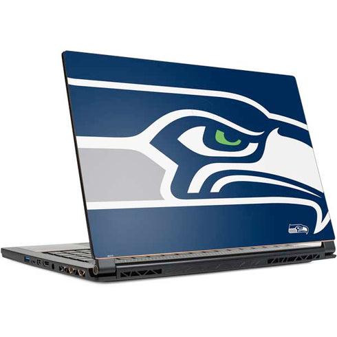 NFL Seattle Seahawks Large Logo MSI GS65 Stealth Laptop Skin