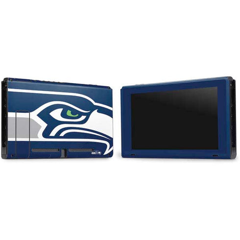 NFL Seattle Seahawks Large Logo Nintendo Switch Bundle Skin