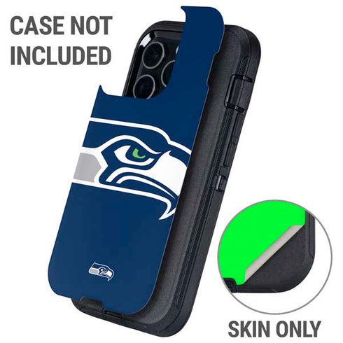 NFL Seattle Seahawks Large Logo Otterbox Defender iPhone Skin