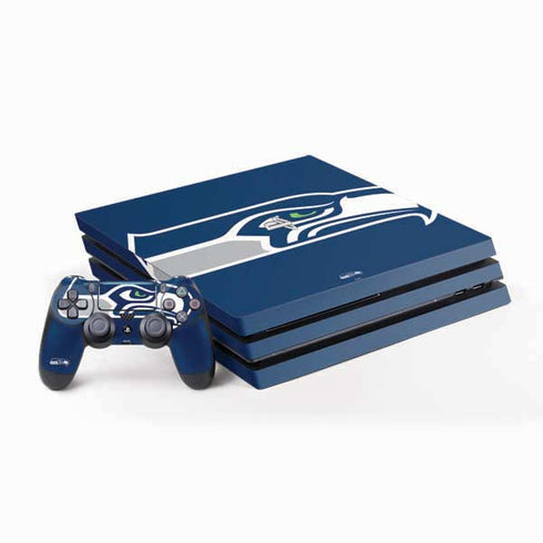 NFL Seattle Seahawks Large Logo PS4 Pro Bundle Skin