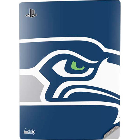 NFL Seattle Seahawks Large Logo PS5 Digital Edition Console Skin