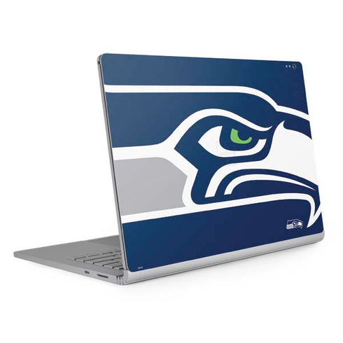 NFL Seattle Seahawks Large Logo Surface Book 2 15in Skin