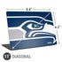 NFL Seattle Seahawks Large Logo Universal Laptop 11in (8.8 x 6.2in) Skin