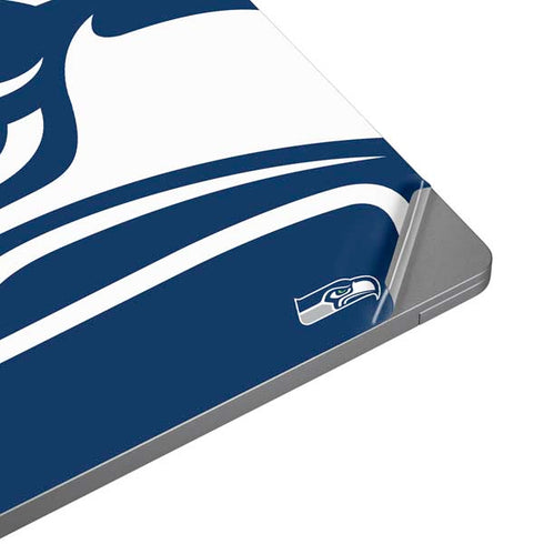 NFL Seattle Seahawks Large Logo Universal Laptop 13in (10.6 x 7.6in) Skin