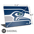 NFL Seattle Seahawks Large Logo Universal Laptop 14in (11.4 x 8.2in) Skin