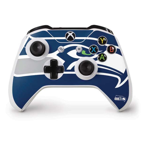 NFL Seattle Seahawks Large Logo Xbox One S Controller Skin