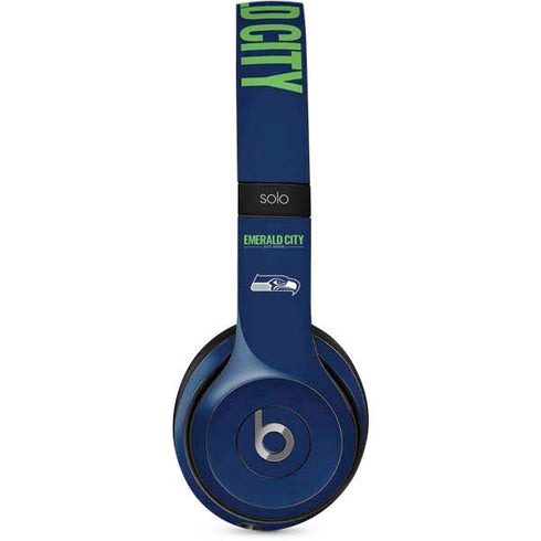 NFL Seattle Seahawks Team Motto Beats Solo 2 Wired Skin