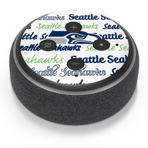 NFL Seattle Seahawks Print Amazon Echo Dot Skin