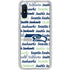 NFL Seattle Seahawks Print Galaxy A10e Clear Case