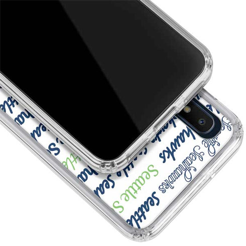 NFL Seattle Seahawks Print Galaxy A10e Clear Case