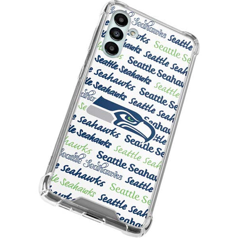 NFL Seattle Seahawks Print Galaxy A13 5G Clear Case