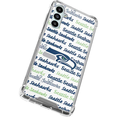 NFL Seattle Seahawks Print Galaxy A14 5G Clear Case