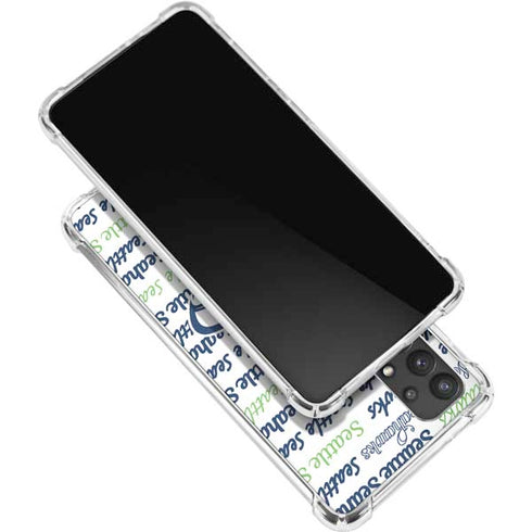 NFL Seattle Seahawks Print Galaxy A32 5G Clear Case