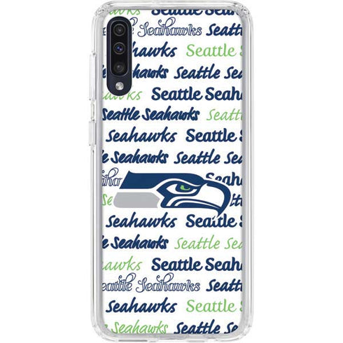 NFL Seattle Seahawks Print Galaxy A50 Clear Case