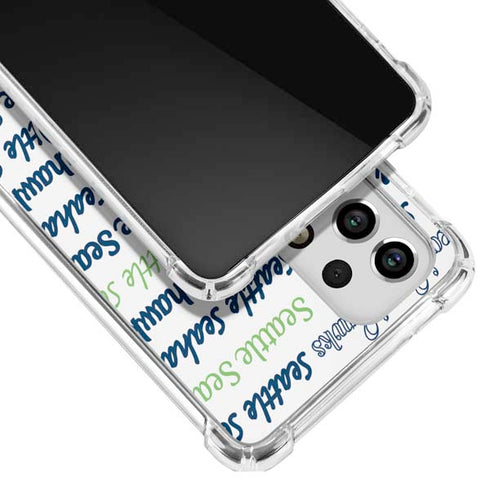NFL Seattle Seahawks Print Galaxy A53 5G Clear Case