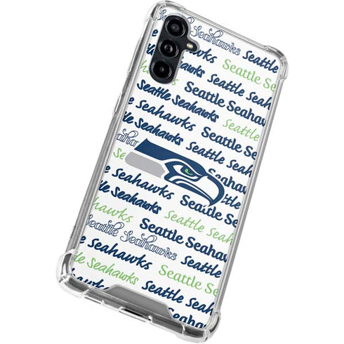 NFL Seattle Seahawks Print Galaxy A54 5G Clear Case