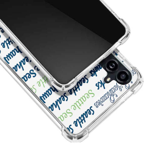 NFL Seattle Seahawks Print Galaxy A54 5G Clear Case