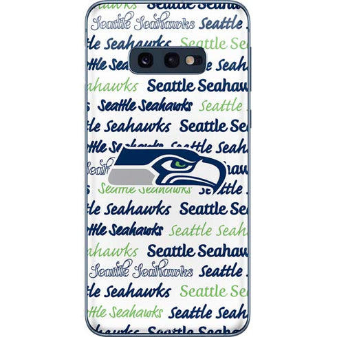 NFL Seattle Seahawks Print Galaxy S10e Skin