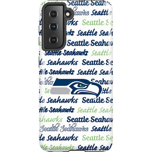 NFL Seattle Seahawks Print Galaxy S21 5G Pro Case
