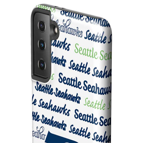 NFL Seattle Seahawks Print Galaxy S21 Plus 5G Pro Case