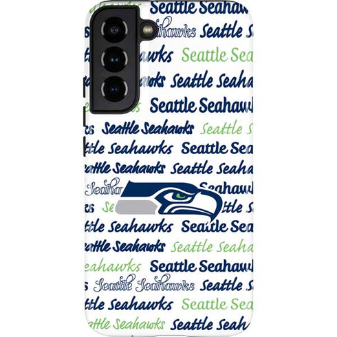 NFL Seattle Seahawks Print Galaxy S22 Plus Pro Case