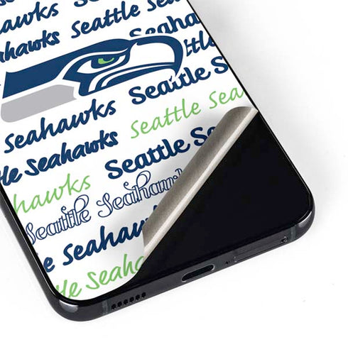 NFL Seattle Seahawks Print Galaxy S22 Plus Skin