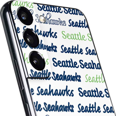 NFL Seattle Seahawks Print Galaxy S22 Skin