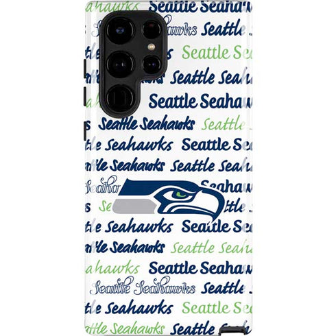 NFL Seattle Seahawks Print Galaxy S22 Ultra Pro Case