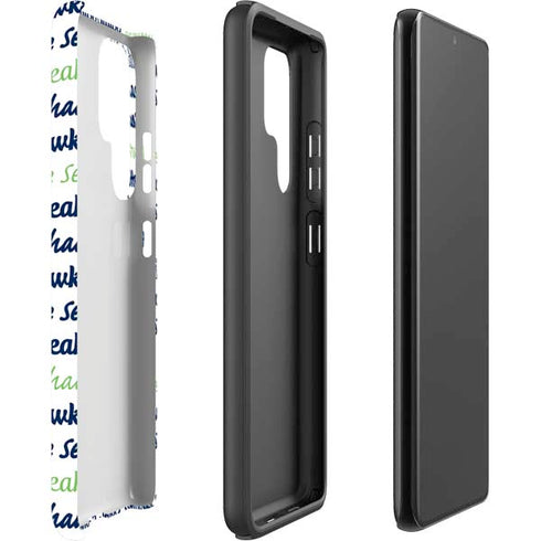 NFL Seattle Seahawks Print Galaxy S22 Ultra Pro Case
