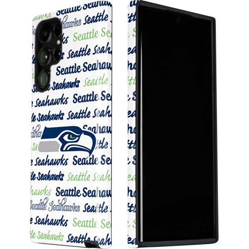 NFL Seattle Seahawks Print Galaxy S22 Ultra Pro Case