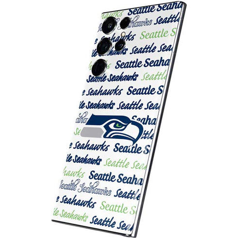 NFL Seattle Seahawks Print Galaxy S22 Ultra Skin