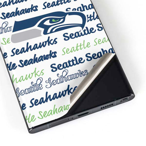 NFL Seattle Seahawks Print Galaxy S22 Ultra Skin