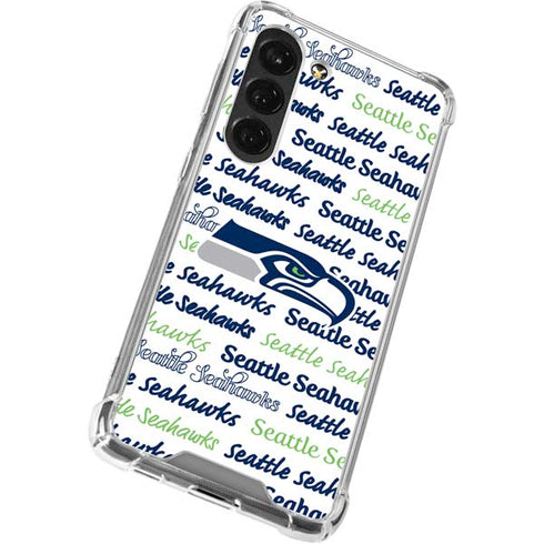 NFL Seattle Seahawks Print Galaxy S23 Clear Case