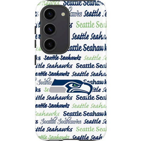 NFL Seattle Seahawks Print Galaxy S23 Pro Case