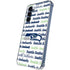 NFL Seattle Seahawks Print Galaxy S24 Clear Case