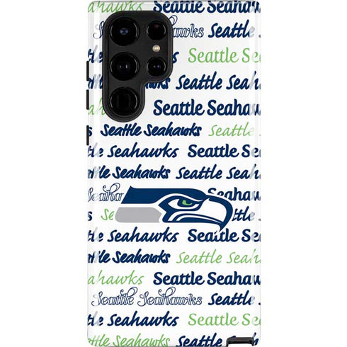 NFL Seattle Seahawks Print Galaxy S24 Ultra Impact Case