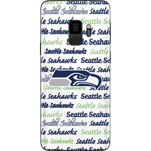 NFL Seattle Seahawks Print Galaxy S9 Skin